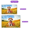 thumbnail image 5 of Vintage Soft Coated Wheaten Terrier Says Hello Mother's Day Summer Sunflower Field Indoor Rug Wheatie Dog Lover Carpet Living Bed Room Sofa Home Decor - 12005, 5 of 5