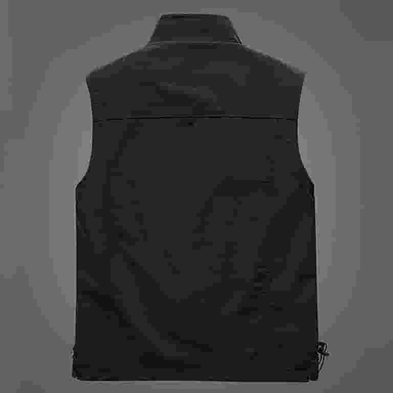 JNGSA Men's Jacket, Men's Full-Zip Vest Outerwear Loose JNGSA Men's Jacket, Men's Full-Zip Vest Outerwear Loose