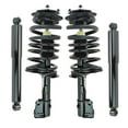 thumbnail image 3 of TRQ Front Rear Complete Loaded Strut Spring Assembly Shock Absorber 4pc Kit Set, 3 of 5