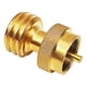 thumbnail image 5 of Ndcxsfigh Adaptador Recarga Propano Latón Macizo Recarga Recipiente Acoplador Llenado Adaptador Gas, 5 of 9