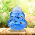 thumbnail image 4 of Atrapador de abejas en forma de calabaza, trampa reutilizable para insectos de abejas para jardín (azul) Likrtyny Libre de BPA, 4 of 6