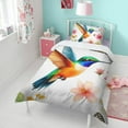 thumbnail image 4 of Hummingbird with Butterflies and Flowers Duvet Cover and Pillowcase Set for Single Bedding, Bedroom Accessories for Kids Teens, 4 of 5