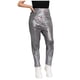 thumbnail image 1 of Odeerbi 3-16 Años Niños Niñas Lentejuelas Metálicas Sparkly Pantalones de Danza Etapa Rendimiento Conjuntos Elástico Cintura Pantalones Casual, 1 of 5