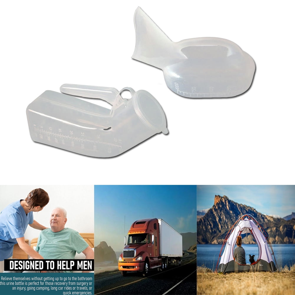 UDIYO Urinals for Men Women Spill Proof Pee Bottles for Hospitals