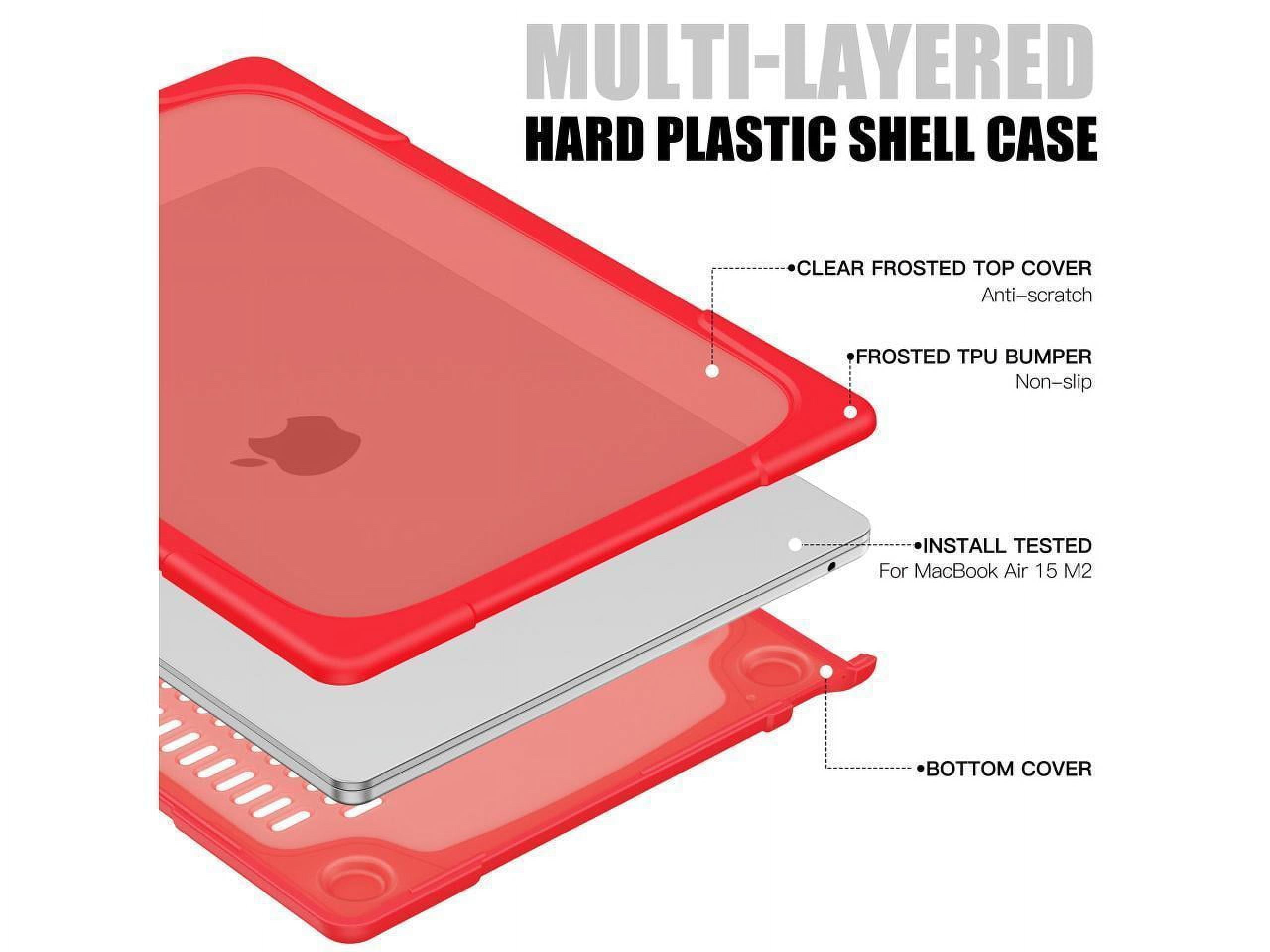eleger Hoesje compatibel met MacBook Air 15 M4 A3241 M3