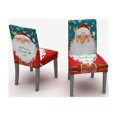 thumbnail image 1 of Fundas para sillas de comedor navideñas - Juego de 2 fundas elásticas para sillas, 1 of 5