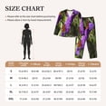 thumbnail image 4 of Picia butterfly bush flower Pattern Women’s Long-Sleeve Sleepwear Set - Soft 2-Piece Loungewear with Pockets, Comfy PJs for Relaxing Nights-X-Large, 4 of 7