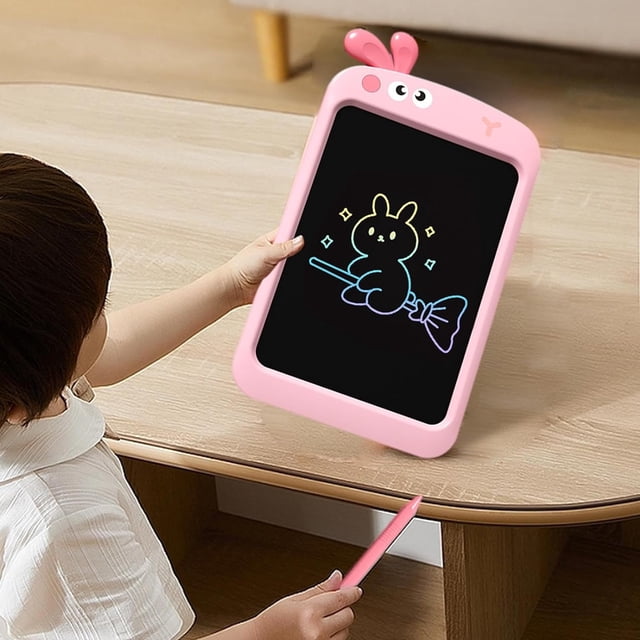 Tableta de escritura LCD rosa, juguetes para niñas y niños, tablero de escritura de dibujo electrónico de 8,5 'para regalos de cumpleaños, calcetines navideños, regalos, juguetes
