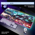 thumbnail image 1 of Jinx League Legends-Alfombrilla de ratón para ordenador portátil, Alfombrilla de ratón de Anime Xxl, teclado RGB, Alfombrilla de Pc, Alfombrilla Xxl LIUWENJING unisex, 1 of 2