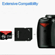 thumbnail image 2 of Tarjeta SD de 256 GB MicroSDXC, certificación U3 y V30, para grabación continua 4K UHD en cámaras de tablero; incluye adaptador SD, 2 of 10