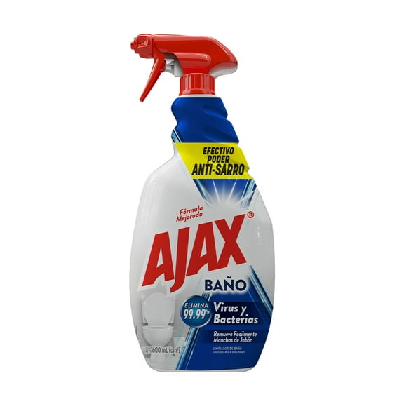 Limpiador Líquido para Baño Ajax Efectivo Poder Anti-sarro 600 ml