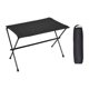 thumbnail image 5 of Soporte de mesa plegable, equipo negro de mano, escritorio resistente, aleación de aluminio para fiesta, Camping, comedor, exterior, patio trasero,, 5 of 9