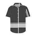 thumbnail image 4 of LIaqionyy Big and Tall Button down Shirts for Men's Printed Casual Beach Vacation Loose Short Sleeve Tees Shirt, 4 of 5