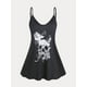 thumbnail image 1 of Top Sin Mangas de Talla Grande con Estampado de Calavera Rosegal  Camisetas sin mangas de talla grande, 1 of 5