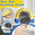 thumbnail image 2 of Adjustable Silicone Baby Shower Cap Shield - Waterproof Bath Visor Hat for 1-9 Years Kids, Eye & Ear Protection, Fun Design for Enjoyable Bath Time, 2 of 6