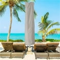 thumbnail image 2 of USIONE Patio Umbrella Cover for 9ft to 13ft Offset Umbrella, Water Resistant, Curved Cantilever and Straight Pole Parasol Outdoor Umbrellas Cover, 2 of 6