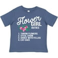 thumbnail image 3 of Inktastic Flower Girl Wedding Duties Girls Toddler T-Shirt, 3 of 5