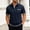 Blue, variant on Daiosportswear Men'S Polo Shirts Summer Athletic Work Breathable Tees Comfortable Casual Loose Top with Pockets Wine XL(XL)