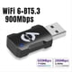 thumbnail image 2 of USB WiFi Adapter 900Mbps Bluetooth 5.3 Wireless Dual Band, 2 of 5