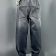 thumbnail image 5 of TBWNWG Baggy Jeans,Boys' Jeans Children's Baggy Jeans Cargo Trousers Relaxed Denim Trousers with Elastic Waistband,Size 9-10 Years, 5 of 8