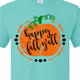 thumbnail image 4 of Inktastic Happy Fall Y'all Pumpkin T-Shirt, 4 of 5
