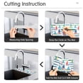 thumbnail image 5 of Yayeee Faucet Mat for Kitchen Sink 30" Diatomite Long Splash Guard Pad, Colorful Sailboats, 2 Pack, 5 of 7