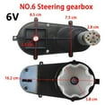 thumbnail image 1 of Steering Motor Gearbox 6V 12V for Children'S Electric Car, Kids Ride On Toy Car, 1 of 2