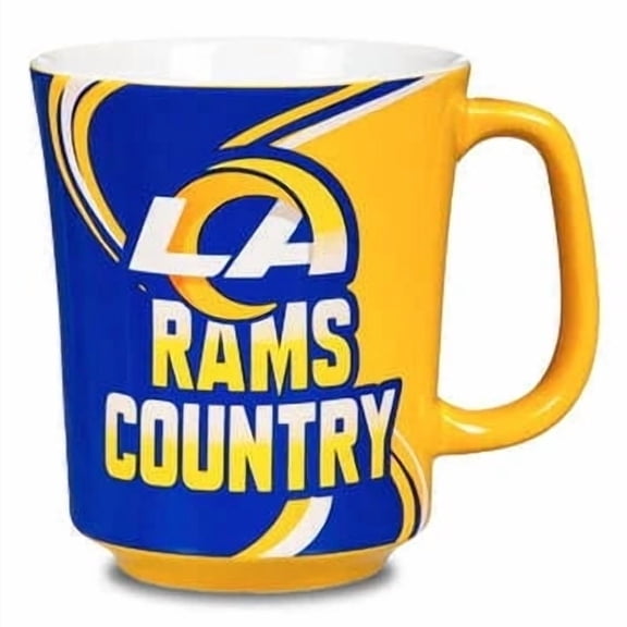 Taza De Cerámica NFL 400ml Evergreen Con Caja Rams