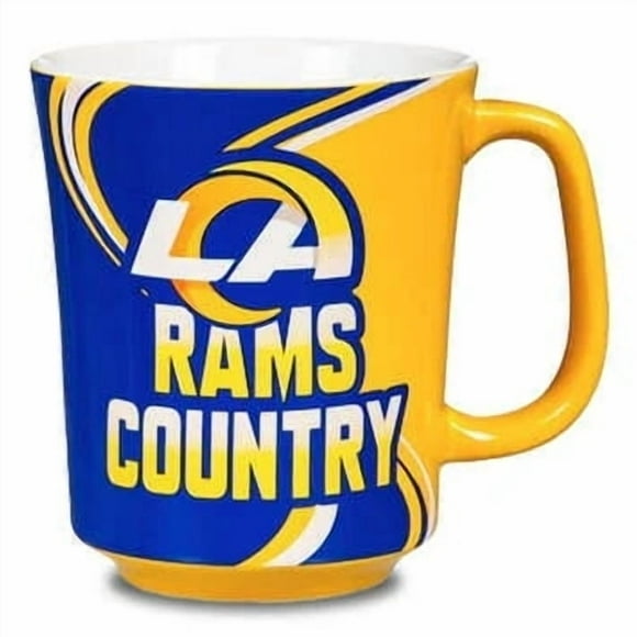 Taza De Cerámica NFL 400ml Evergreen Con Caja Rams