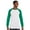White/ Kelly, variant on Bella Canvas Cn 3000 Mens Hawthorne Bb Tee