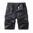 thumbnail image 2 of Aimik Cargo Shorts for Men Multi Pocket Plus Size Mens Shorts with Inner Lining Summer Cotton Breathable Shorts for Daily, 2 of 6