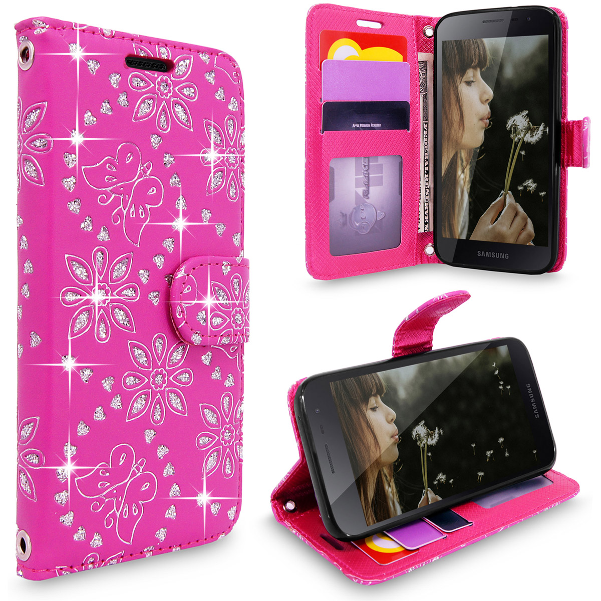 Galaxy J2 Core Case, Galaxy J2 2019 Case, Cellularvilla [Card Slot] Pu Leather Wallet Case