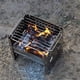 thumbnail image 2 of Horno al aire libre Parrilla de acero inoxidable para exteriores Soporte de estufa ajustable Parrilla de barbacoa Estufa de leña portátil Soporte para olla de camping Soporte de leña para barbacoa Her, 2 of 8