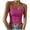 01# Hot Pink, variant on bnaln Vest Tops Women Racerback Tank Tops Summer Sleeveless Cami Shirts Stretch Slim Fit Tshirts Ribbed Workout Basic Camisole Undershirt Sport Yoga Gym Going Out Top