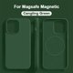 thumbnail image 3 of Luxury Liquid Silicone Magnetic Case For iPhone 15 14 13 12 11 Pro Max Plus Cases For Magsafe Shockproof Soft Cover, 3 of 5