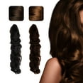 thumbnail image 4 of Trio Hair Extensions Real Human Hair, Extension Clips, Ponytail Extension, & Buns Hair Piece, Hair Wig, Premium Human Hair Quality, Skyler, 42 Inches, Color: 42 1B, 4 of 7