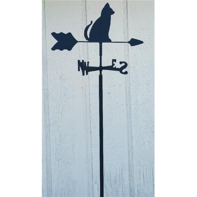 29.5 Inch Animal Metal Vintage Black Weather Vane Hollow Wind Direction Indicator Professional Durable Weather Vain for Roof Outdoor Farm Yard Garden Stake Decoration Dragon Weathervane N/E
