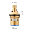 thumbnail image 3 of Kitchen Cold And Hot Universal Quick Opening Triangular Faucet Inner Core For Faucet Core, 3 of 5