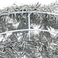 thumbnail image 6 of Northlight 36" Silver Tinsel Artificial Christmas Wreath, Unlit, 6 of 7
