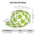 thumbnail image 2 of Adjustable Baseball Cap, green sweet peppers cute funny Flat Bill Trucker Flat Brim Hats Dad Hat for Men Women - Snapback Hat Adjustable Size, 2 of 7