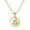 Gold B, variant on Gecau Valentine's Day 26 Letter Necklace Female Pendant Necklace Fashion Letter Necklace Wedding Party Jewelry Gold