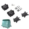 thumbnail image 3 of Diaphragm Rebuild Kit, Air Pump Rebuild Kit Wearproof Complete Parts Easy Use  For Auto Replacement For Hiblow -100 -120, 3 of 8