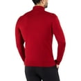 thumbnail image 2 of X RAY JEANS Mens Turtleneck Sweater Pullover, Oxblood, S, 2 of 10
