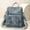 Blue, variant on PU Leather Small Backpack for Women | Fashion Tassel Ladies Small Diaper Bag - Mini Backpack Purse Suitable for Travel, Work
