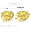 thumbnail image 6 of Jiamiaoi Earring Backs Locking Earring Backs for Studs 925 Sterling Silver Earring Backs Lifters Replacement Earring Backs Butterfly Clasp for Studs, 6 of 6