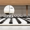 thumbnail image 5 of JONATHAN Y SCANDINAVIAN 8 x 10 Area Rug, Anders Arch Stripe Two-Tone - Black/White, SCN107D-8, 5 of 8