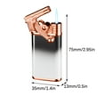 thumbnail image 3 of maxiaoxia Double Flame Lighter Direct Charging Open Flame Conversion Lighter for Father's Day Valentine's Day Birthday Gifts, 3 of 3