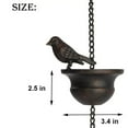 Mobile Birds On Cups Rain Chain For Outside Rain Chains For Gutters
