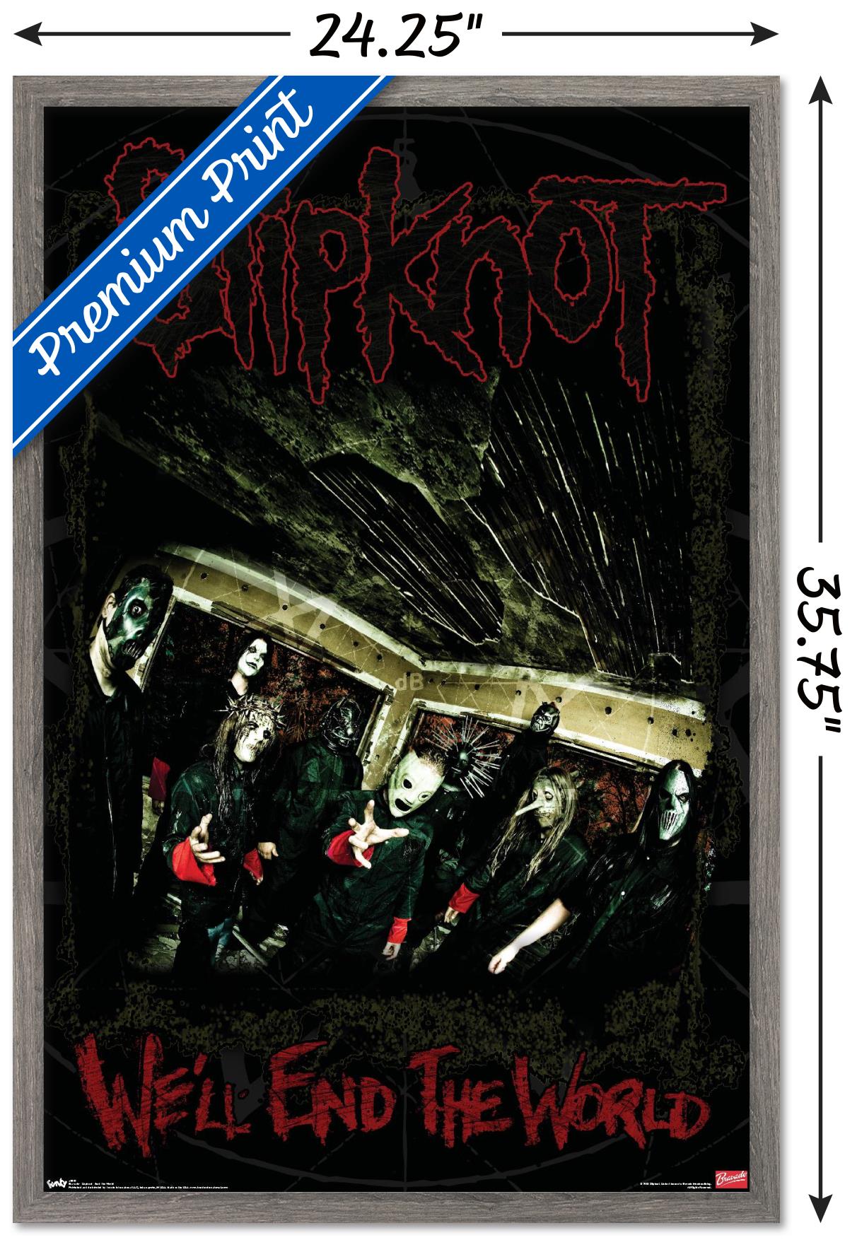 Slipknot - End The World Wall Poster, 22.375" x 34" Framed