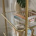 thumbnail image 2 of Sauder® Coral Cape Bookcase, Satin Gold, 424475, 2 of 8
